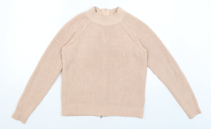 H&M Womens Pink   Full Zip Jumper Size S