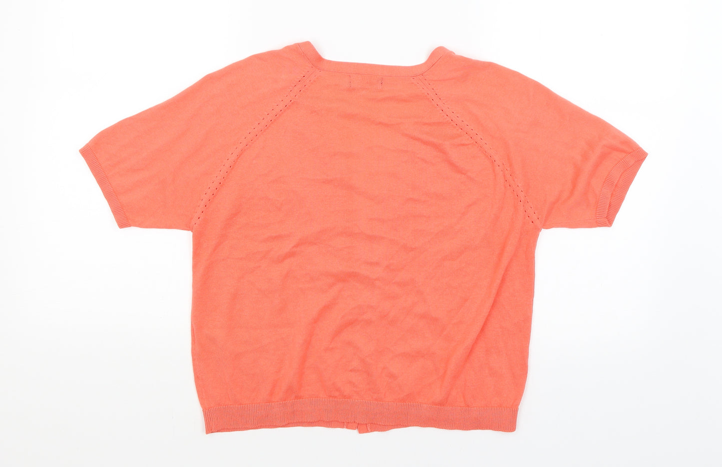 F&F Womens Orange   Wrap Jumper Size 14