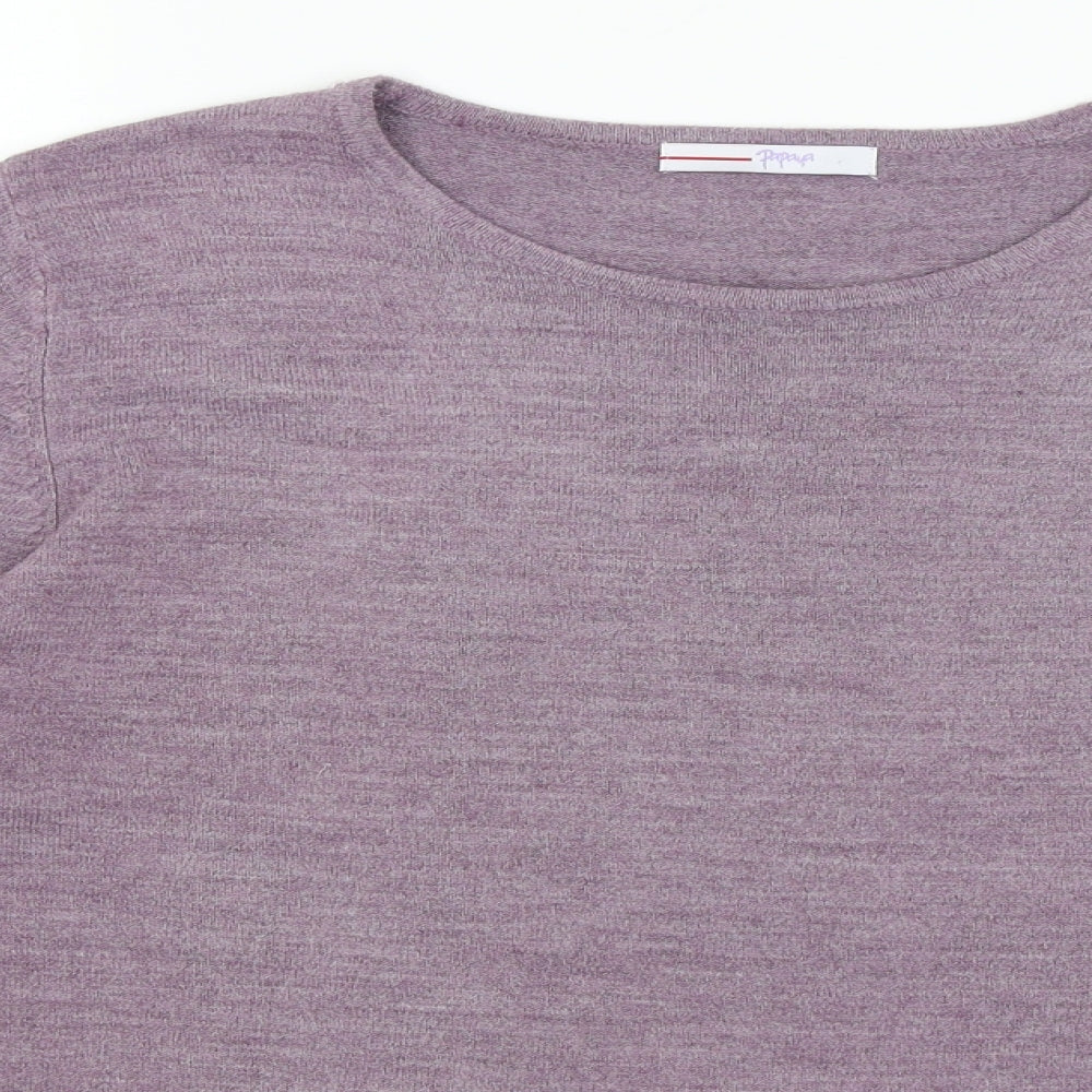 Papaya Womens Purple   Pullover Jumper Size 16