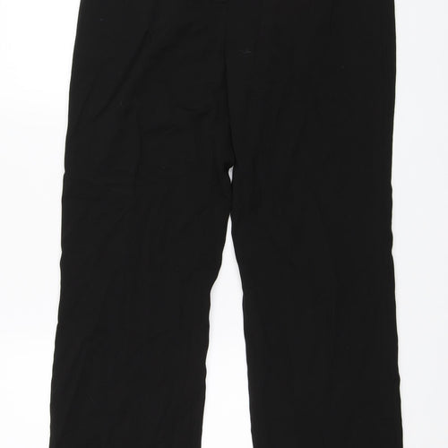 Preworn Womens Black   Trousers  Size 10 L30 in