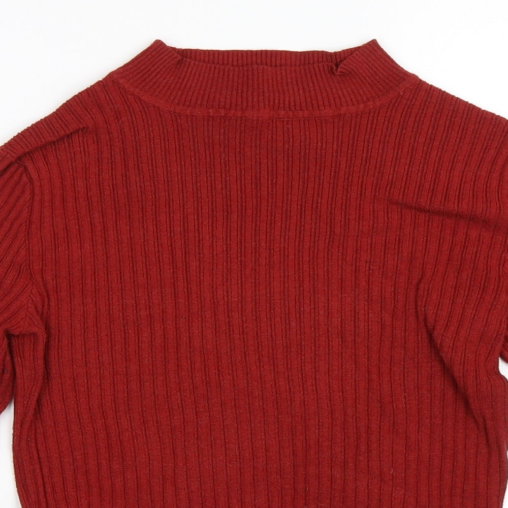 Primark Womens Red   Pullover Jumper Size L