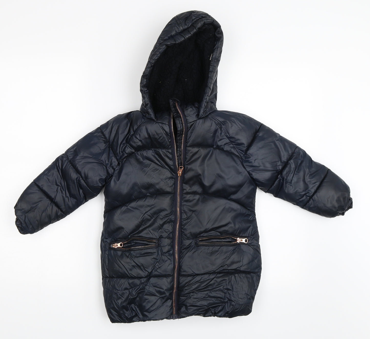 NEXT Boys Blue   Puffer Jacket Coat Size 4 Years
