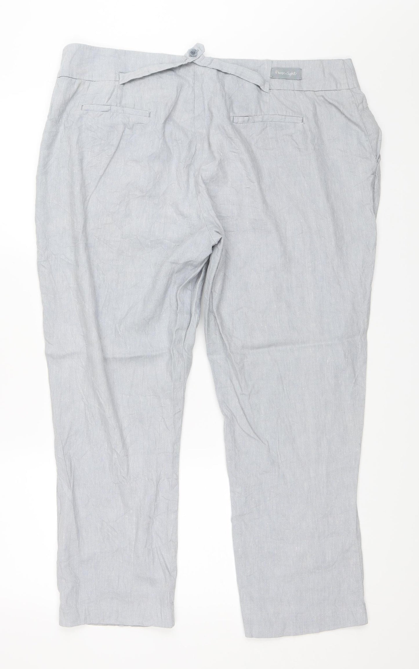 Phase Eight Womens Grey   Trousers  Size 18 L27 in