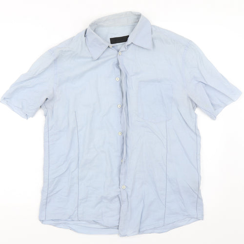 Preworn Mens Blue    Button-Up Size S