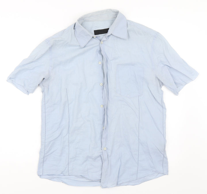 Preworn Mens Blue    Button-Up Size S