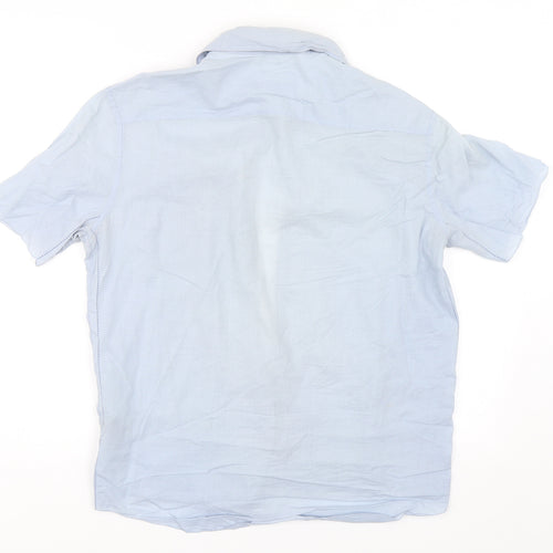 Preworn Mens Blue    Button-Up Size S