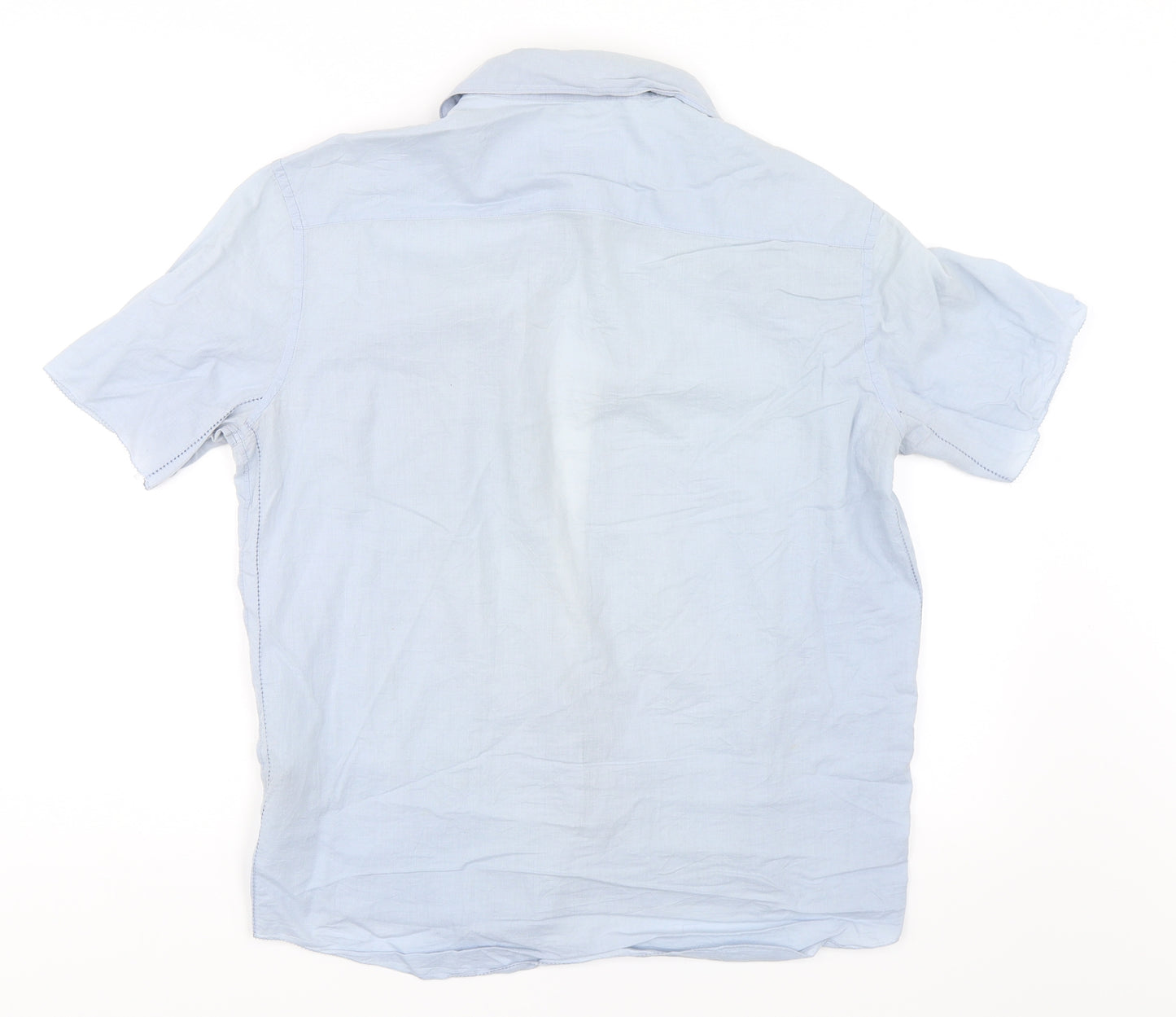 Preworn Mens Blue    Button-Up Size S