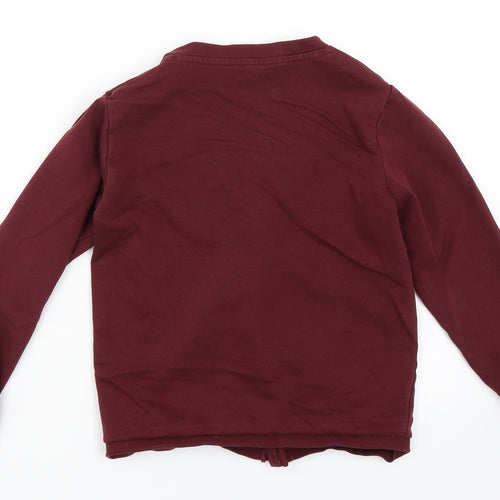 George Girls Red   Cardigan Jumper Size 8-9 Years