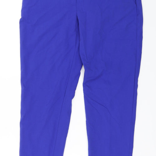 Dorothy Perkins Womens Blue   Capri Trousers Size 10 L26.5 in