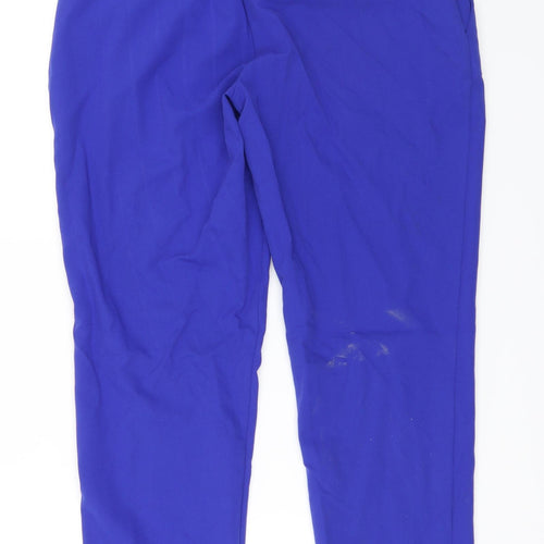 Dorothy Perkins Womens Blue   Capri Trousers Size 10 L26.5 in