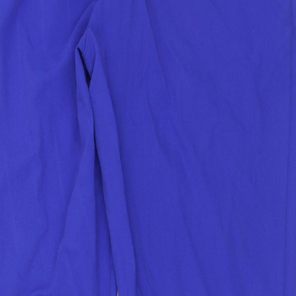 Dorothy Perkins Womens Blue   Capri Trousers Size 10 L26.5 in