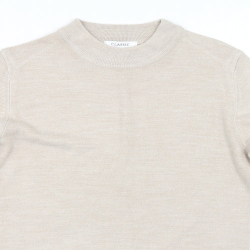 Marks and Spencer Womens Beige   Pullover Jumper Size 10