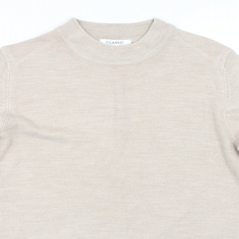 Marks and Spencer Womens Beige   Pullover Jumper Size 10