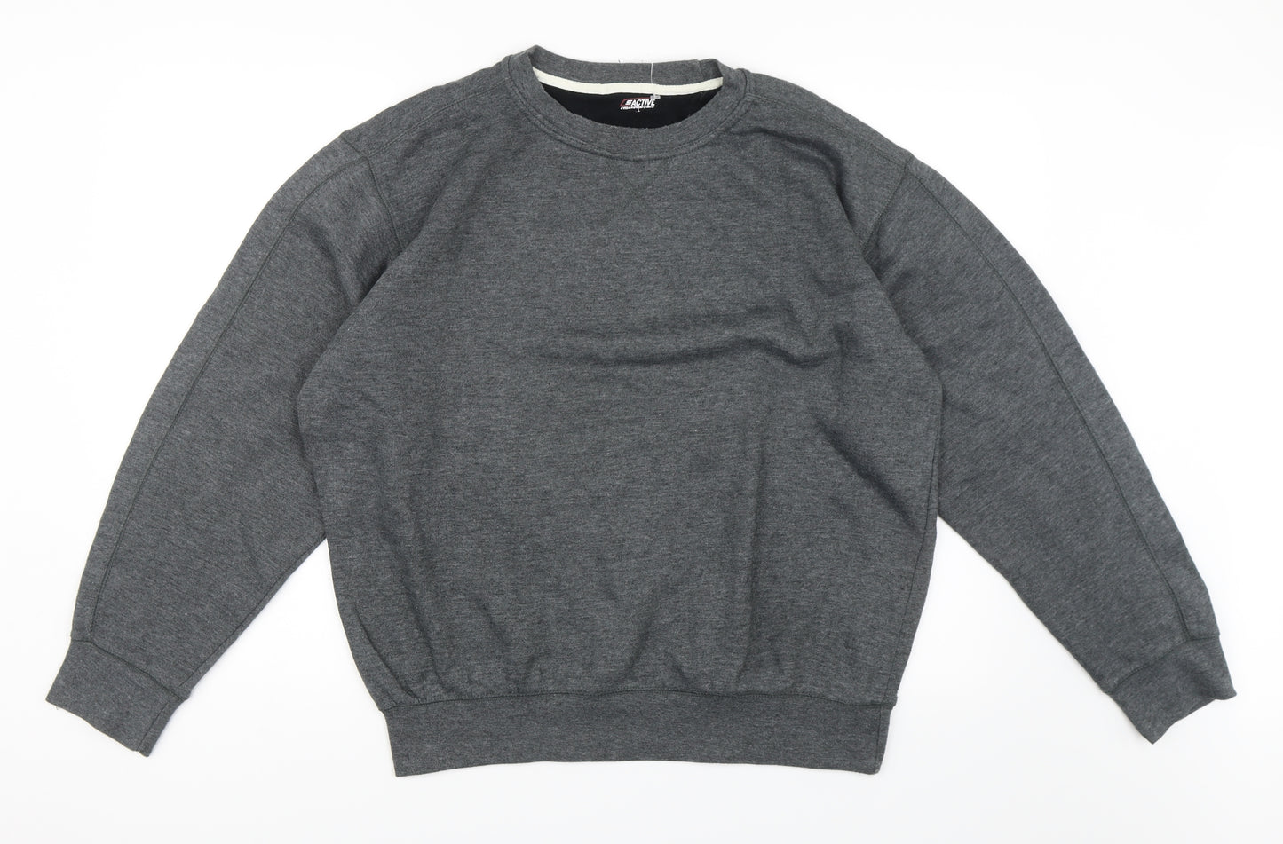 Cedar Wood State Mens Grey   Pullover Sweatshirt Size L