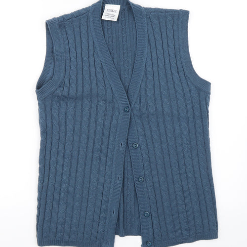Eastex Womens Blue   Cardigan Jumper Size S
