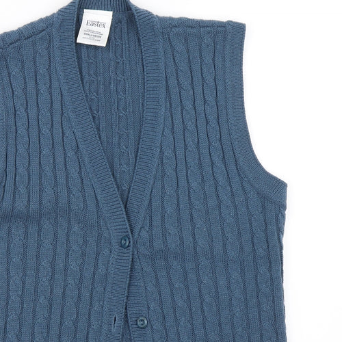 Eastex Womens Blue   Cardigan Jumper Size S