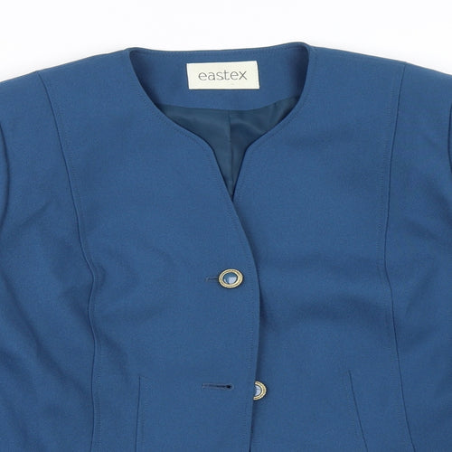 Eastex Womens Blue   Overcoat Coat Size 10