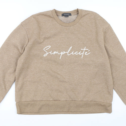 Primark Womens Beige   Pullover Sweatshirt Size S