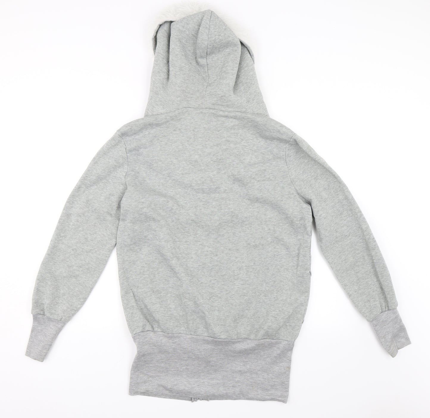 Preworn Womens Grey   Full Zip Hoodie Size 2XL