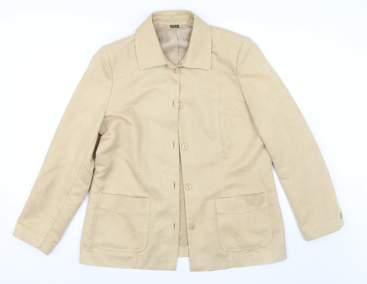 Equorian Womens Beige   Jacket  Size 14