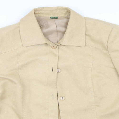 Equorian Womens Beige   Jacket  Size 14