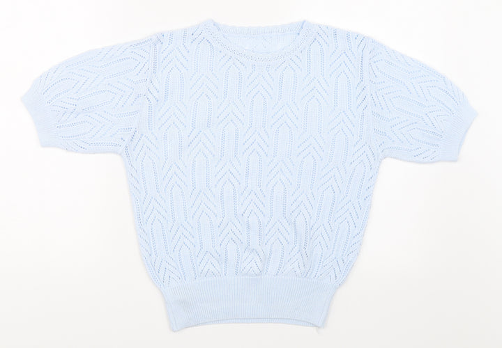 Marks and Spencer Womens Blue Pullover Jumper Size 10