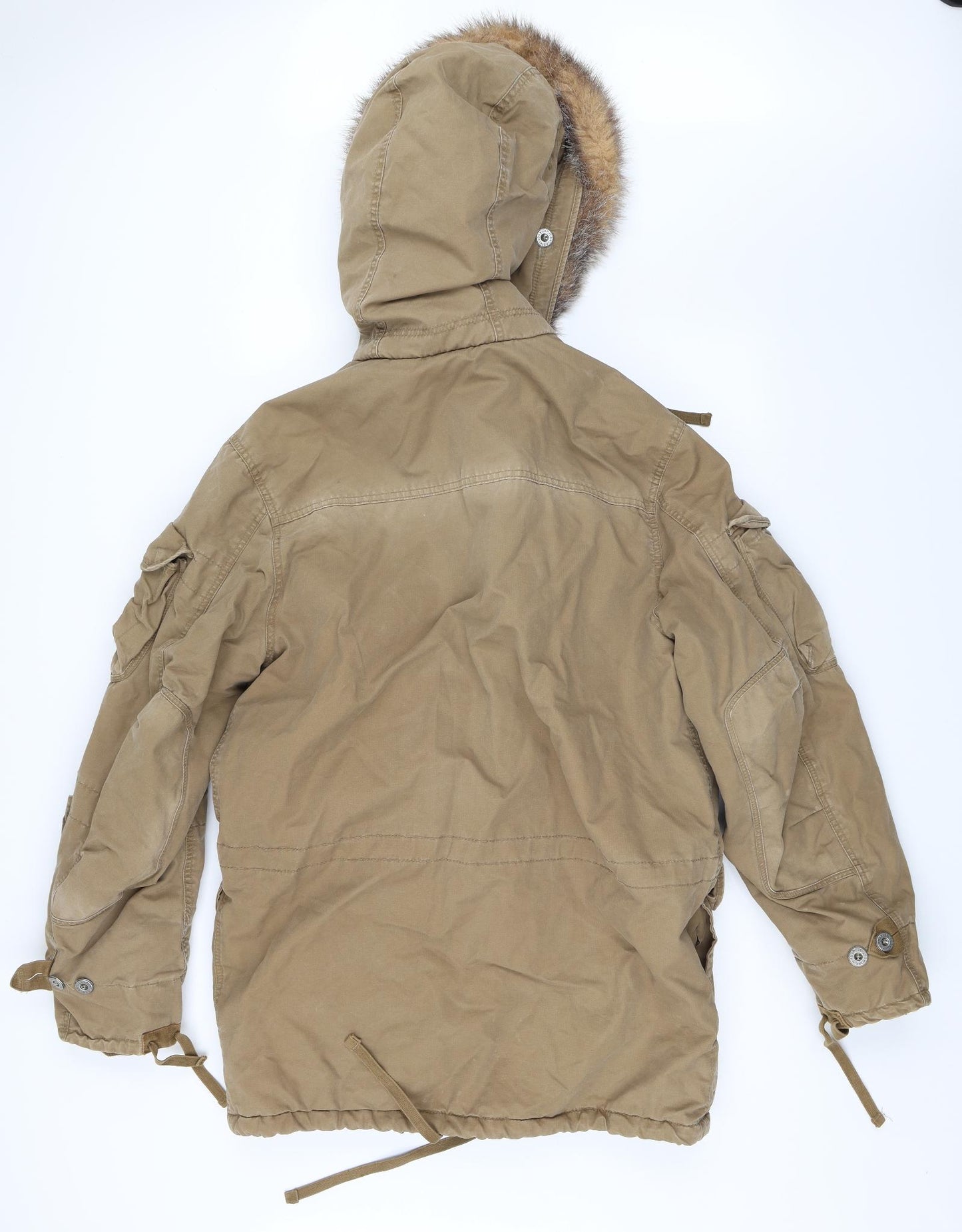 Gap Mens Beige   Parka Coat Size M