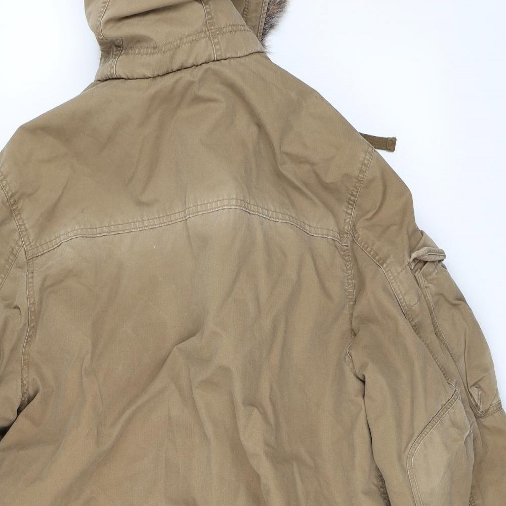 Gap Mens Beige   Parka Coat Size M