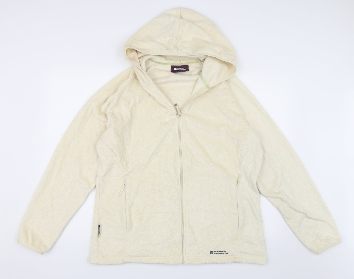 Mountain Warehouse Womens Ivory  Fleece Jacket  Size 20
