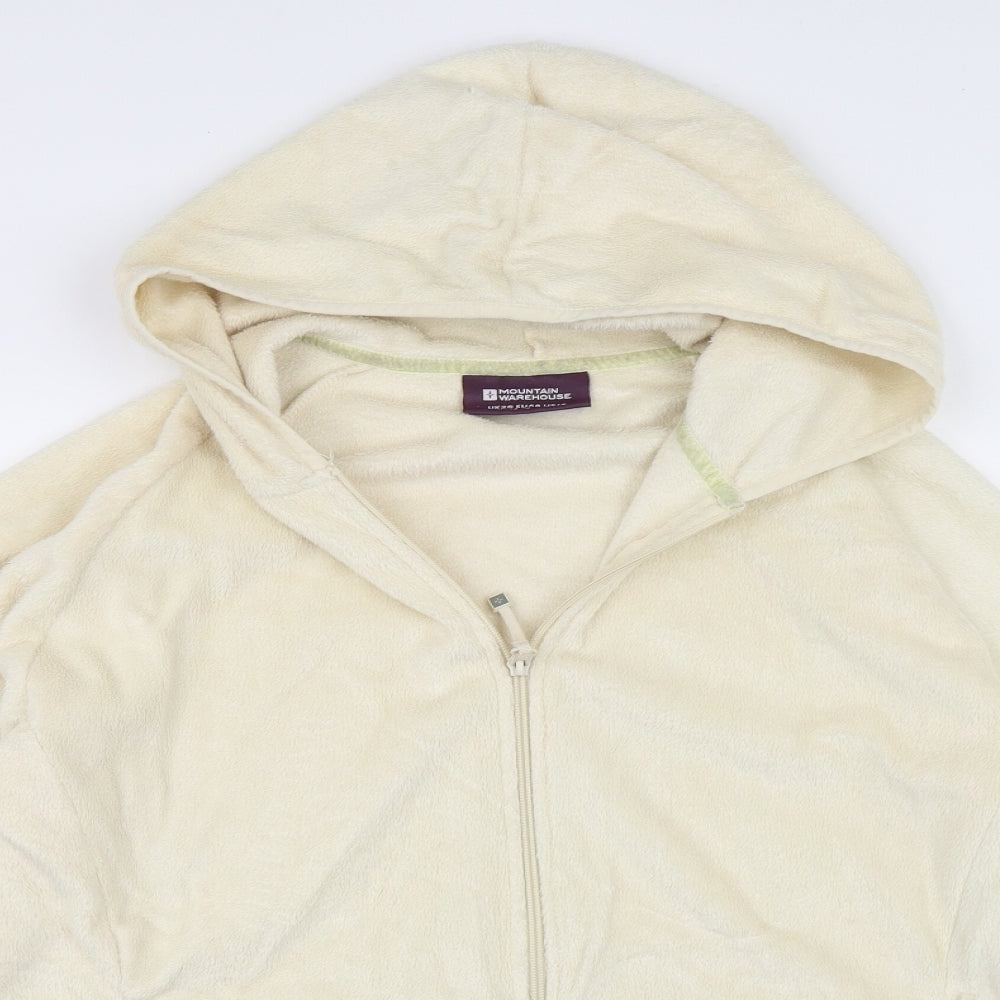 Mountain Warehouse Womens Ivory  Fleece Jacket  Size 20