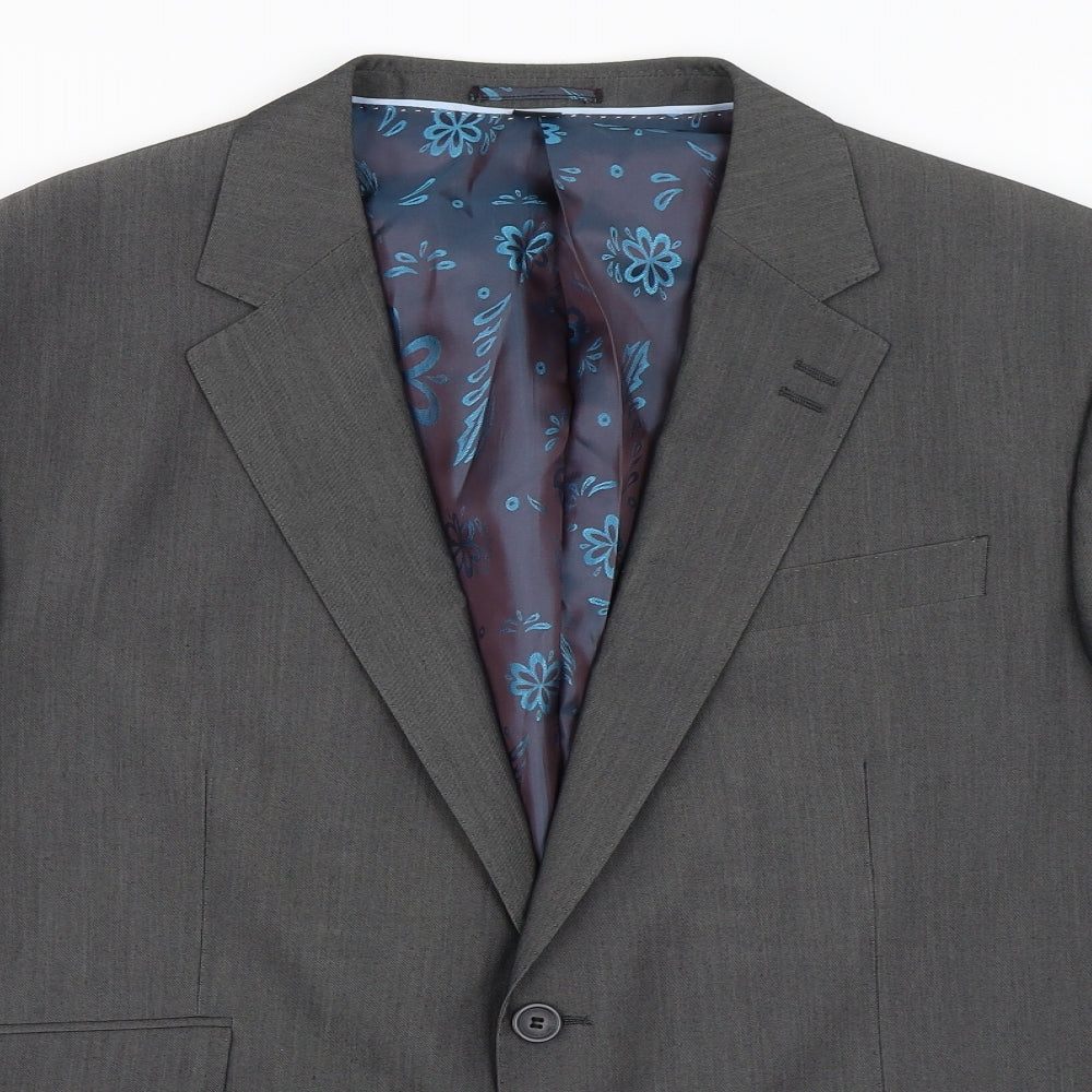 Jacamo Mens Grey   Jacket Blazer Size 46