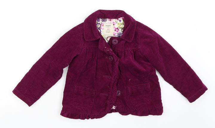 Old Navy Girls Purple   Jacket  Size 3 Years