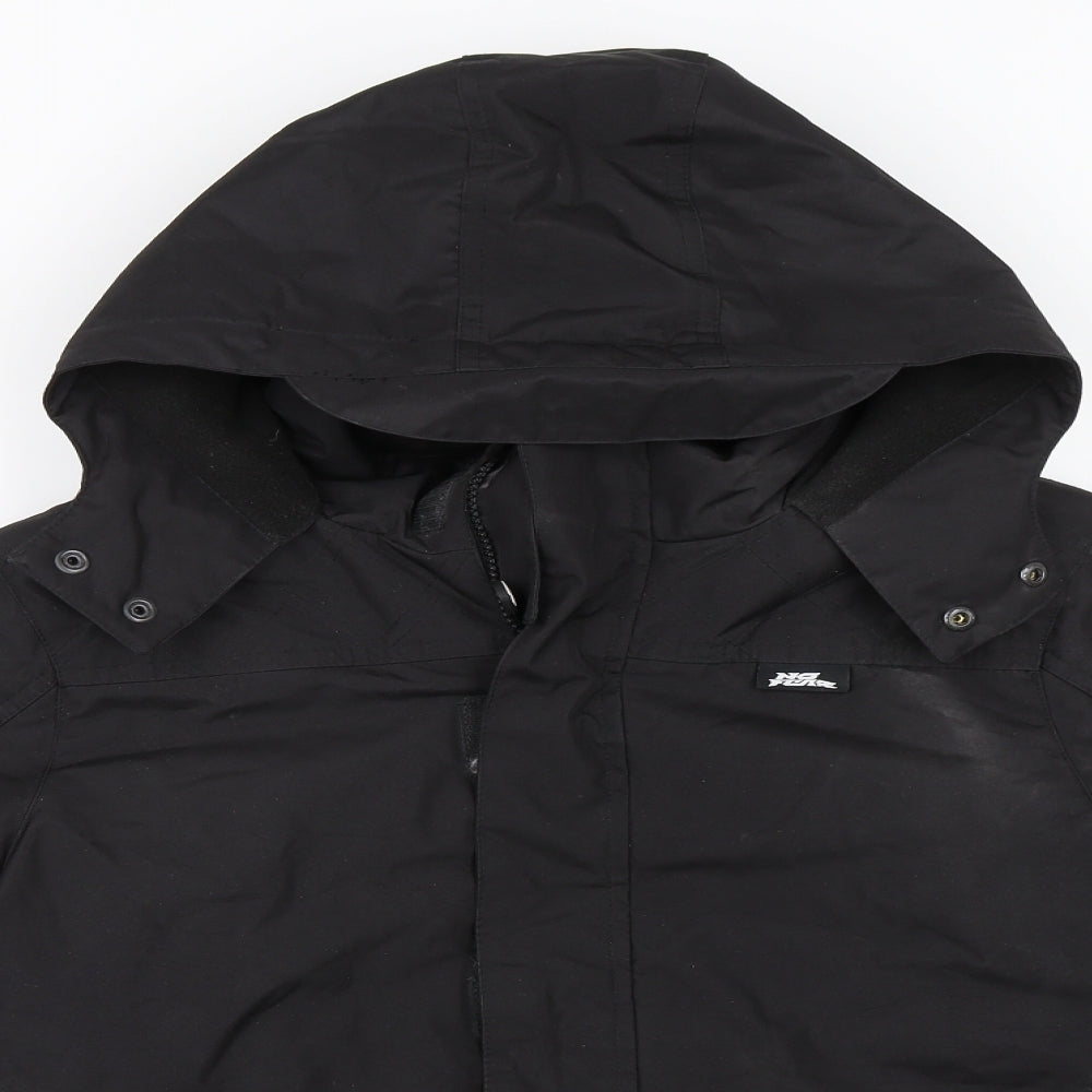 No Fear Boys Black   Basic Coat Coat Size 13 Years
