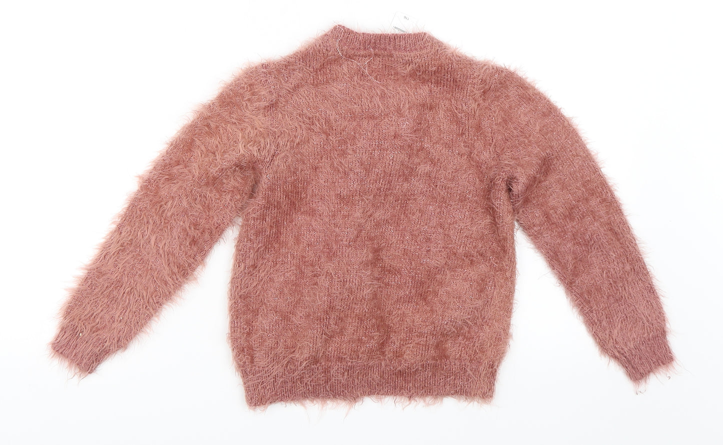 Palomino Girls Pink   Cardigan Jumper Size 6 Years