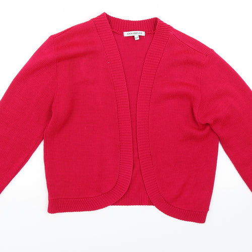Annabelle Womens Pink   Cardigan Jumper Size S
