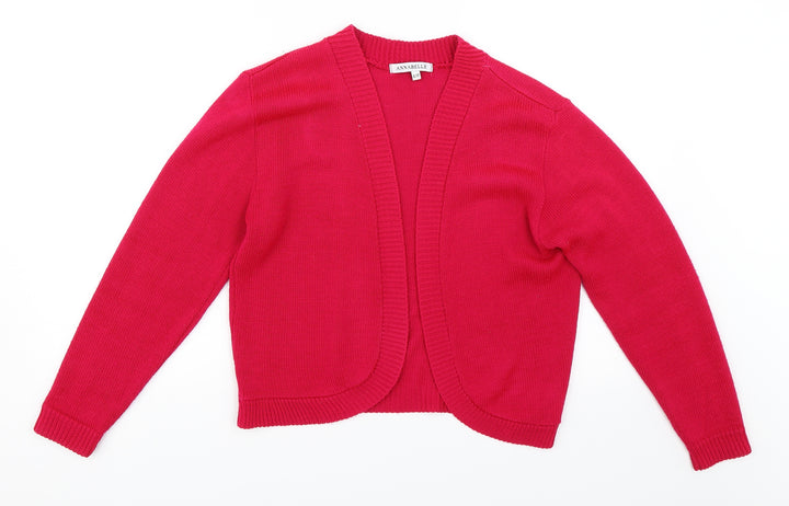 Annabelle Womens Pink Cardigan Jumper Size S