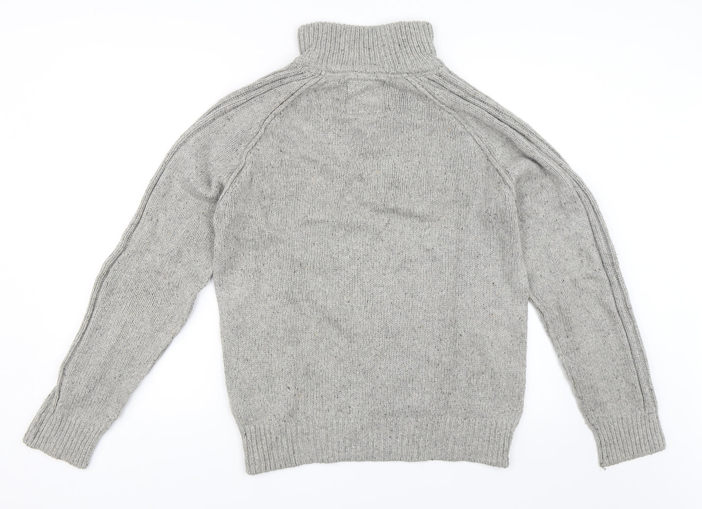 Marks and Spencer Mens Grey   Henley Jumper Size S