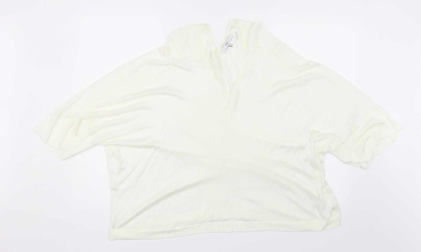 NEXT Womens Ivory   Pullover Jumper Size L