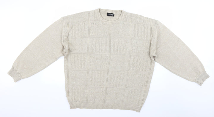Mainstream Womens Beige   Pullover Jumper Size M