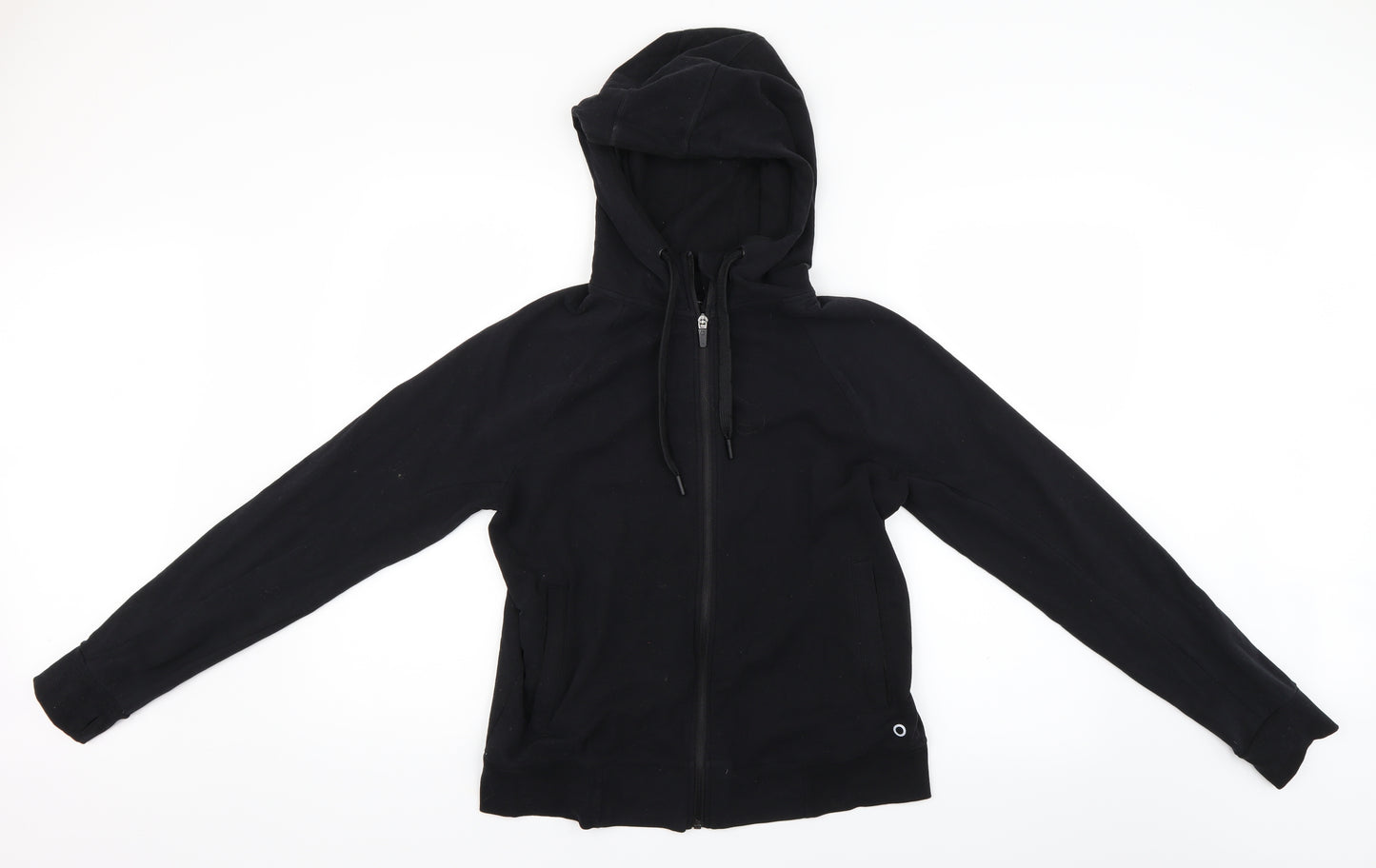 Marks and Spencer Womens Black   Full Zip Hoodie Size 12