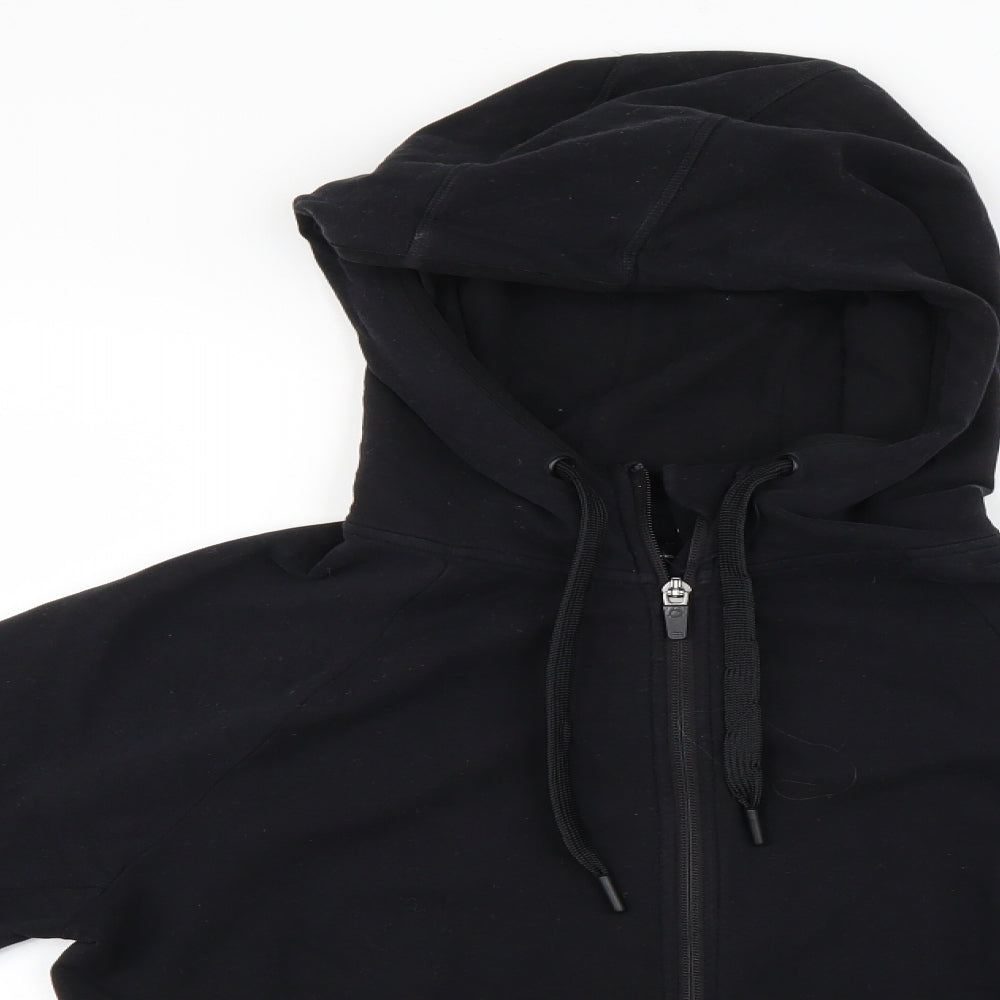Marks and Spencer Womens Black   Full Zip Hoodie Size 12