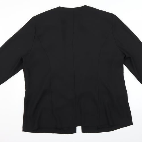 unlimited Womens Black   Cardigan Jumper Size 4