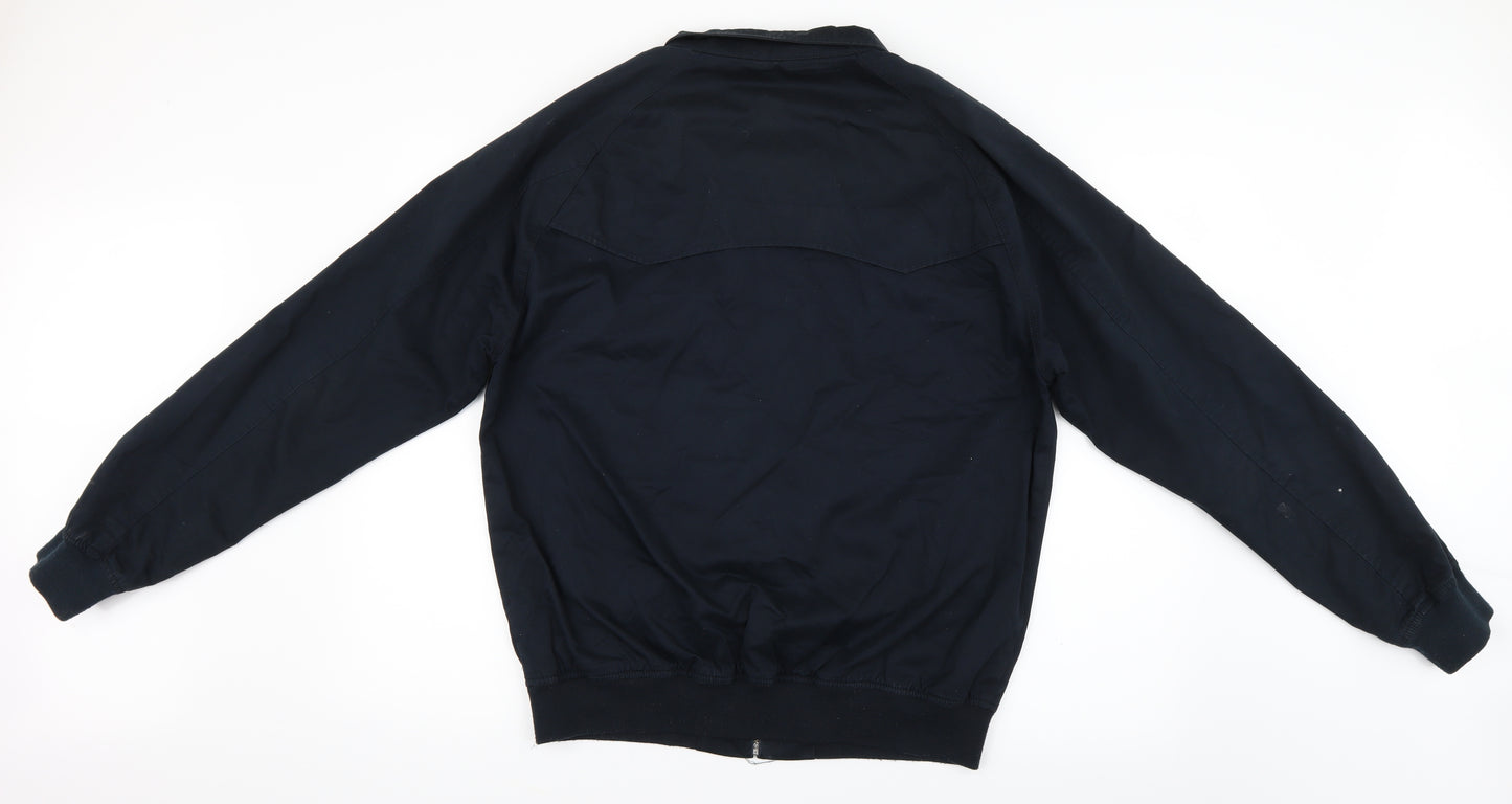 Wolsey Mens Blue   Bomber Jacket Coat Size L
