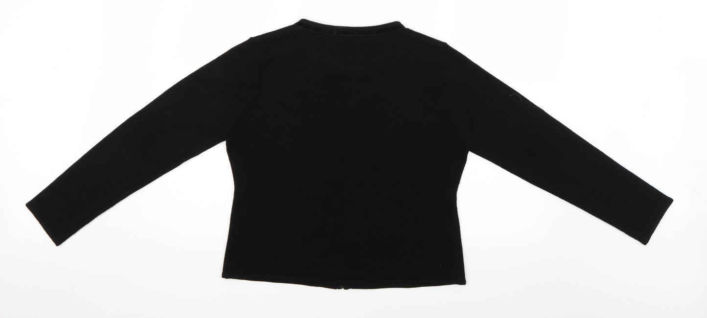 Sara Woman Womens Black   Cardigan Jumper Size 16