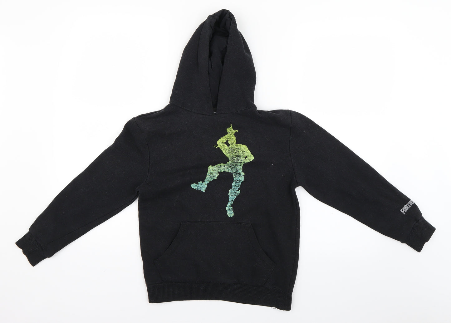 Primark Boys Black   Pullover Hoodie Size M  - Fortnite