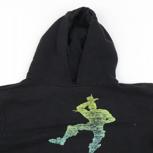 Primark Boys Black   Pullover Hoodie Size M  - Fortnite