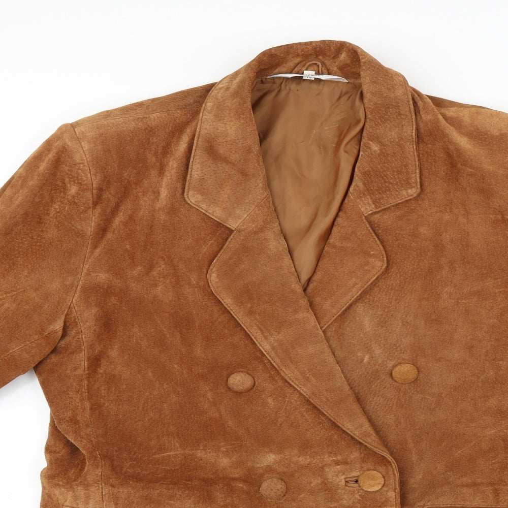 Style File Womens Brown   Overcoat Coat Size 10