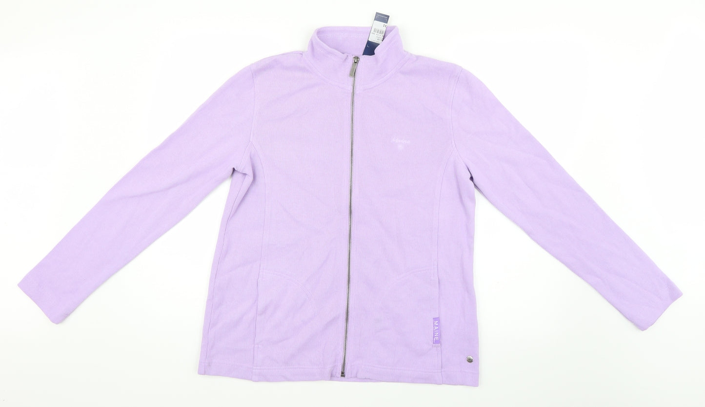 Maine New England Womens Purple   Jacket  Size 14