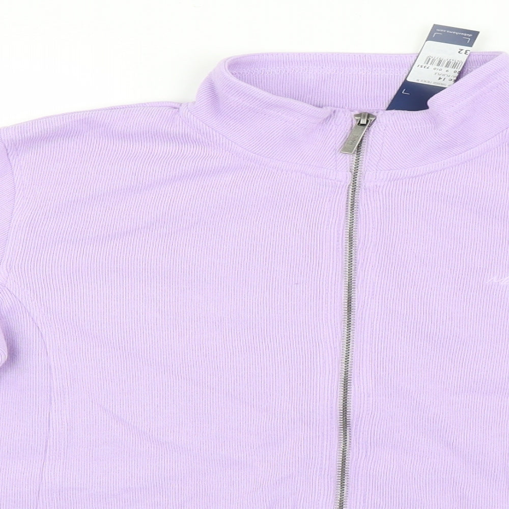 Maine New England Womens Purple   Jacket  Size 14