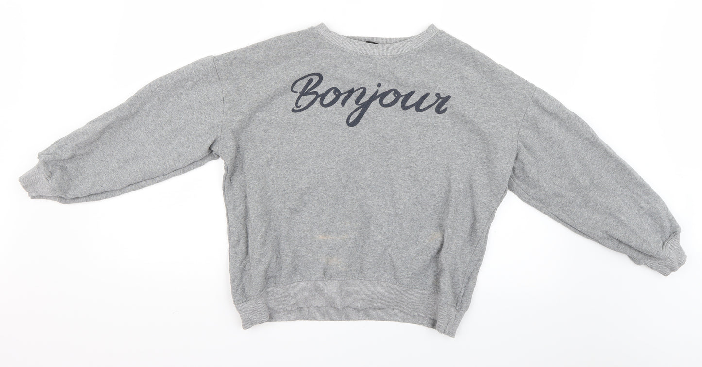 Civico 51 Girls Grey   Pullover Jumper Size L